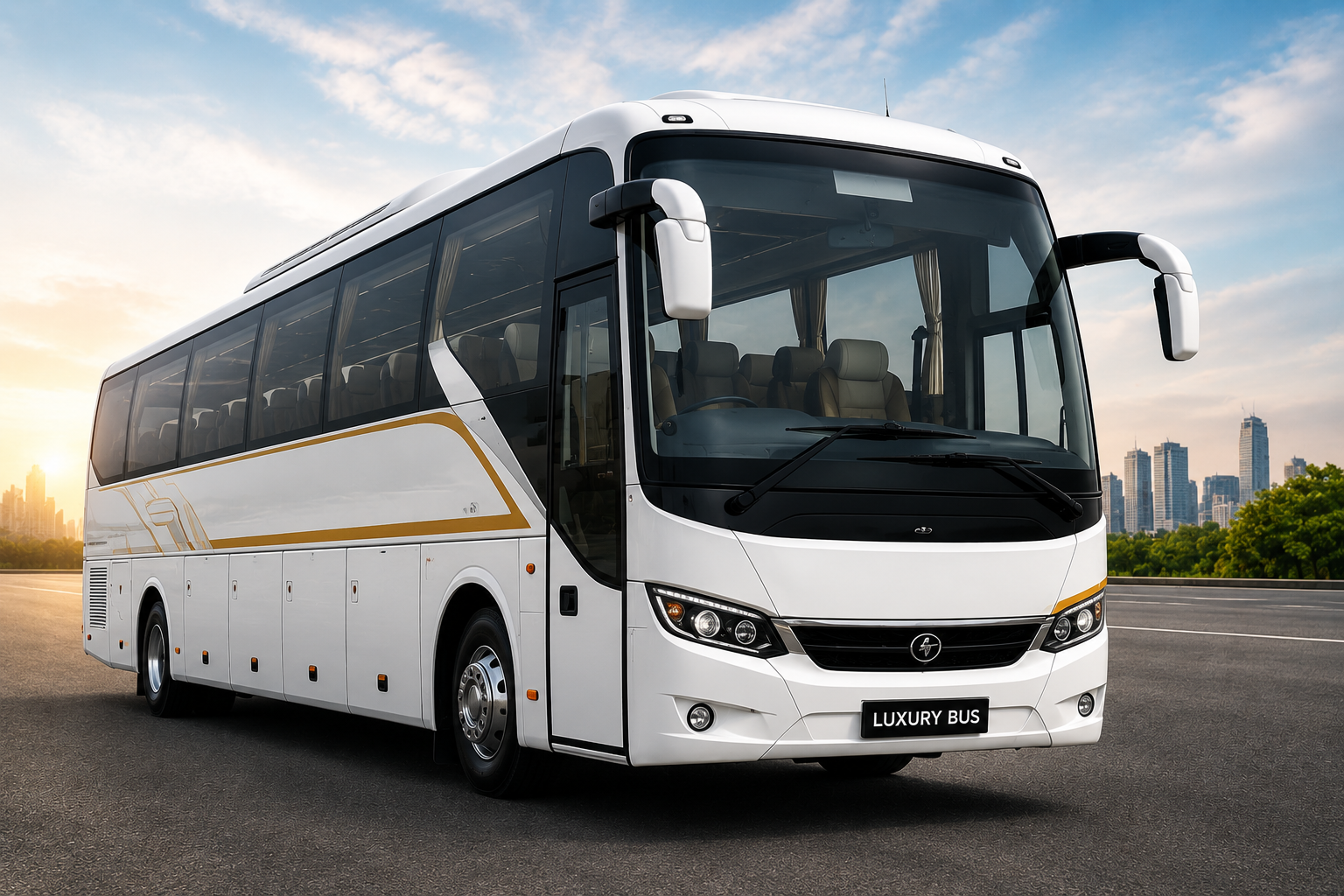 Luxury Bus 66 Seater taxi hire
